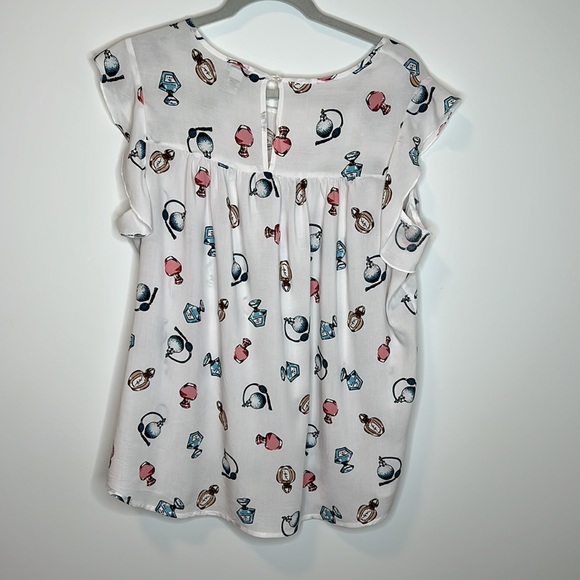 PARAPHRASE | Perfume Bottle Tank Ruffle Sleeves - Picture 9 of 10